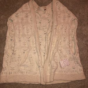 NWT Free People knitted cardigan wrap shawl